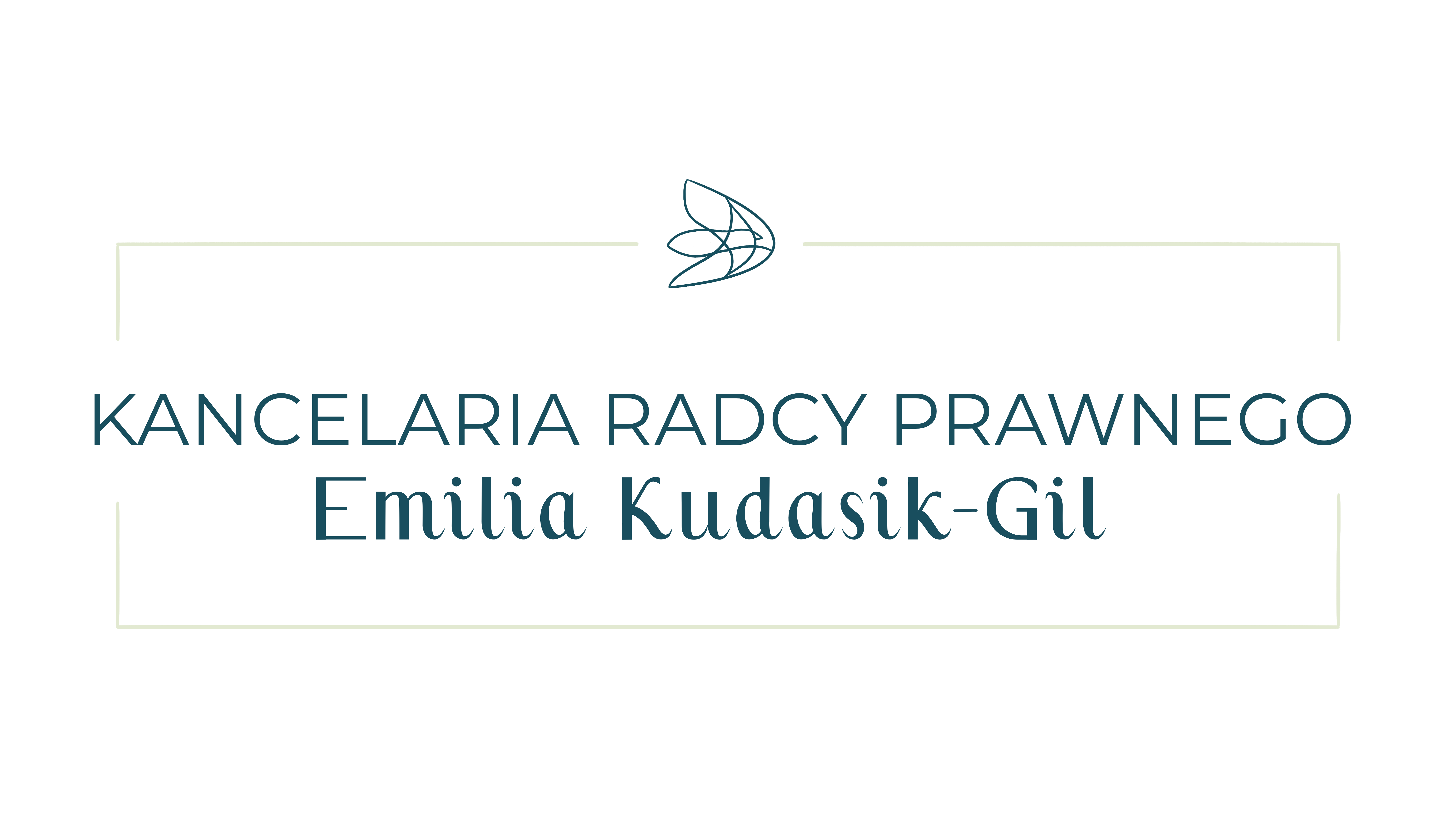 Logo Kancelarii Radcy Prawnego Emilia Kudasik-Gil